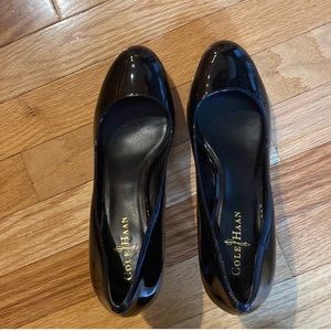 Cole Haan Black Patent Leather Heels